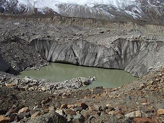 Pool on Gangotri Glacier
