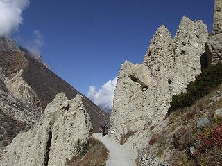 Hoodoos on the Gangotri trail