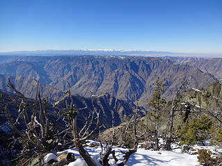 Looking across Hells Canyon from Point 8111 summit.