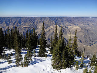 The western rim of Hell's Canyon from Dry Diggins.