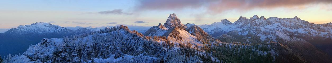 Kendall Peak Sunrise Panorama