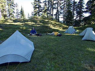 Resting in Camp