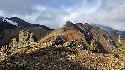 Peak B from Tyler Peak's west ridge