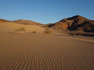 nearing sunset; Death Valley Wilderness, CA