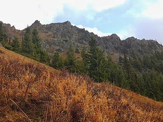 Tyler Peak (false summit) from the trail