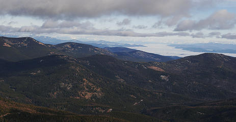 A view east from the summit of Sherman Peak, Kettle River Range, Washington.