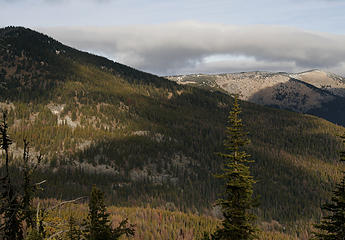 Looking north along the Kettle Crest from the Sherman Peak Loop, Kettle River Range, Washington.