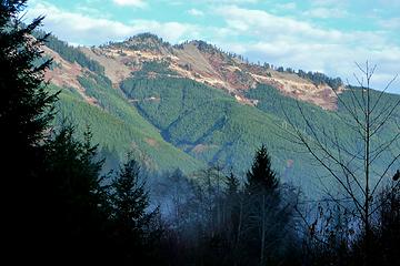 Moolock talus mine from Middle Fork road