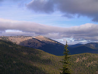 First view of the Kettle Crest to the north