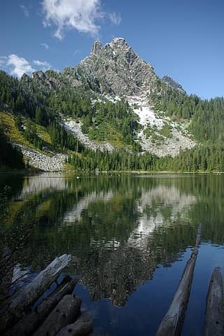 Merchant peak reflecting in Eagle lake (hulksmash)
