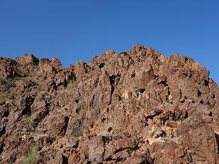ascent ridge (right SE Ridge)