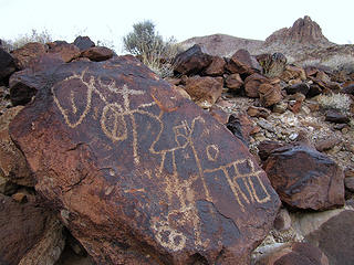 Trail 300 petroglyph