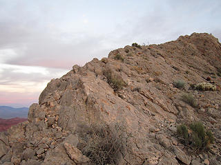 NW Ridge descent