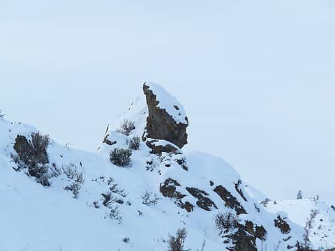 Boulder on the edge.