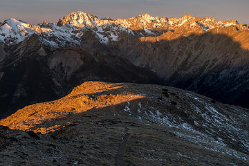 sunrise from buckhorn mountain