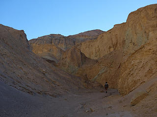 Into the canyon.  Desolation Canyon, Death Valley National Park, CA