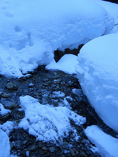 Deep snow on the Kromona Mine Road 1/15/17