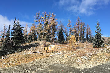 PCT at Slate Pass area.