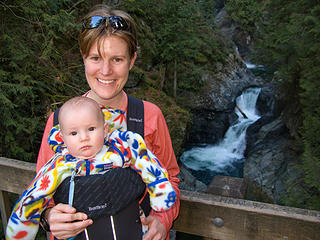 Susie and Bruce at the Upper Falls