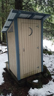 Outhouse near Jay Lake