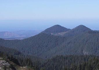 Twin Peaks - view west from Knapsack Pass