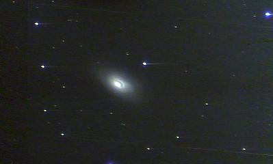M64 the "Black Eye" Galaxy, 30 minutes of 15 second subframes 
Orion Short tube 90mm