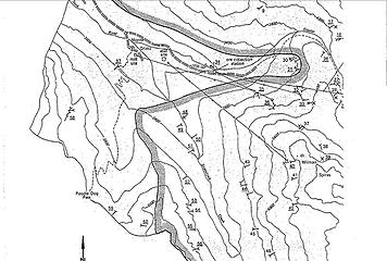 A snippet of a map out of RARE II 
Mineral Investigation of the Glacier Peak Wilderness an Adjacent Areas 
Chelan, Skagit and Snohomish Counties, Washington