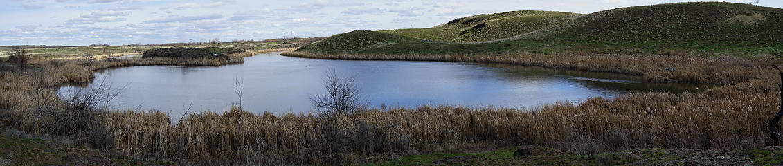 One of the four lakes we visited on the plateau.