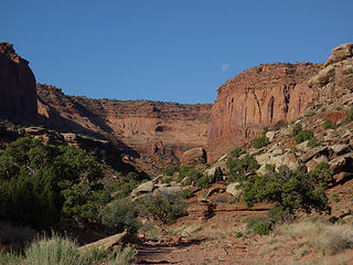 N. Trail Canyon walking out