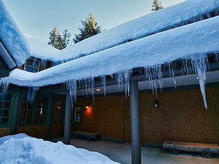 Longmire Inn icicles