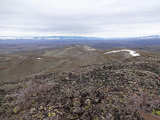 Looking south westerly from west summit.
