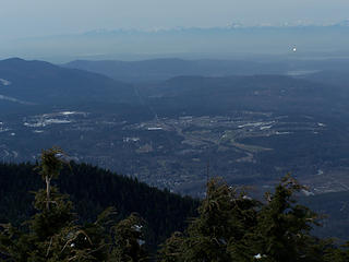 Looking West from the summit.
