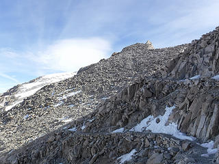 John Muir trail traverse to Whitney summit