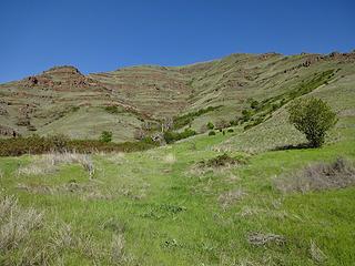 At the mouth of Green Gulch and completing a 10-mile loop with about 5000' of gain.