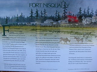 Fort Nisqually signage