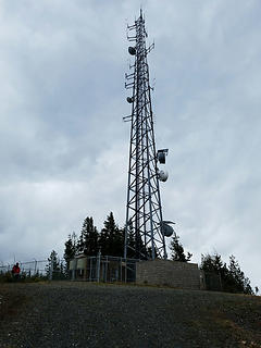 Communication tower at old lookout site