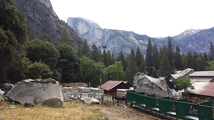 Leaving the village & heading up to Lower Yosemite Fall