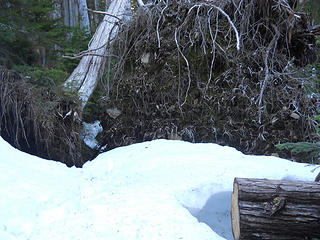 Snow on upper Greider Lakes Trail 4/21/17