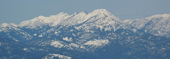 Isabella Ridge  with Burgett and Sherman Peaks
