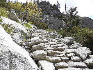 I don't think I've ever hiked a trail with this many granite steps