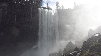 Vernal Fall.  I can see why they call this the Mist Trail.