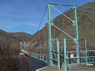 Suspension Bridge - Umtanum Canyon
