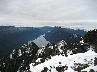 Crescent Lake From Summit