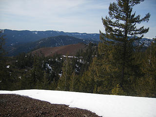 Looking @ the west summit from the east summit