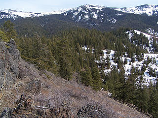 Looking east from Flag Mt.