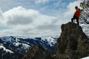 Bob on summit of Iron Mt.