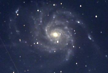 M101 lies about 27 million light years away. It was discovered in 1781 and is considered one of the prototypical "Grand Design" spiral galaxies.