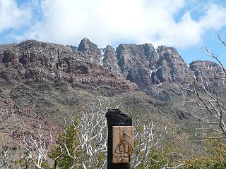 Mazatzal Peak from the Arizona Trail