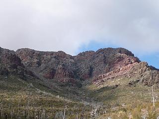 Mazatzal Peak from Y Bar Basin