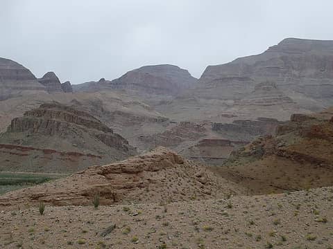 west end/beginning of the Grand Canyon